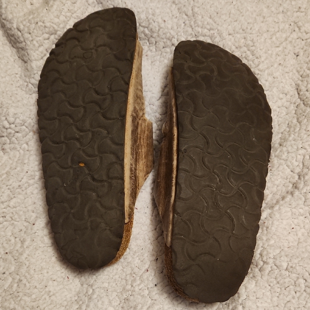 Brown Double Strap Sandals - Picture 3 of 7